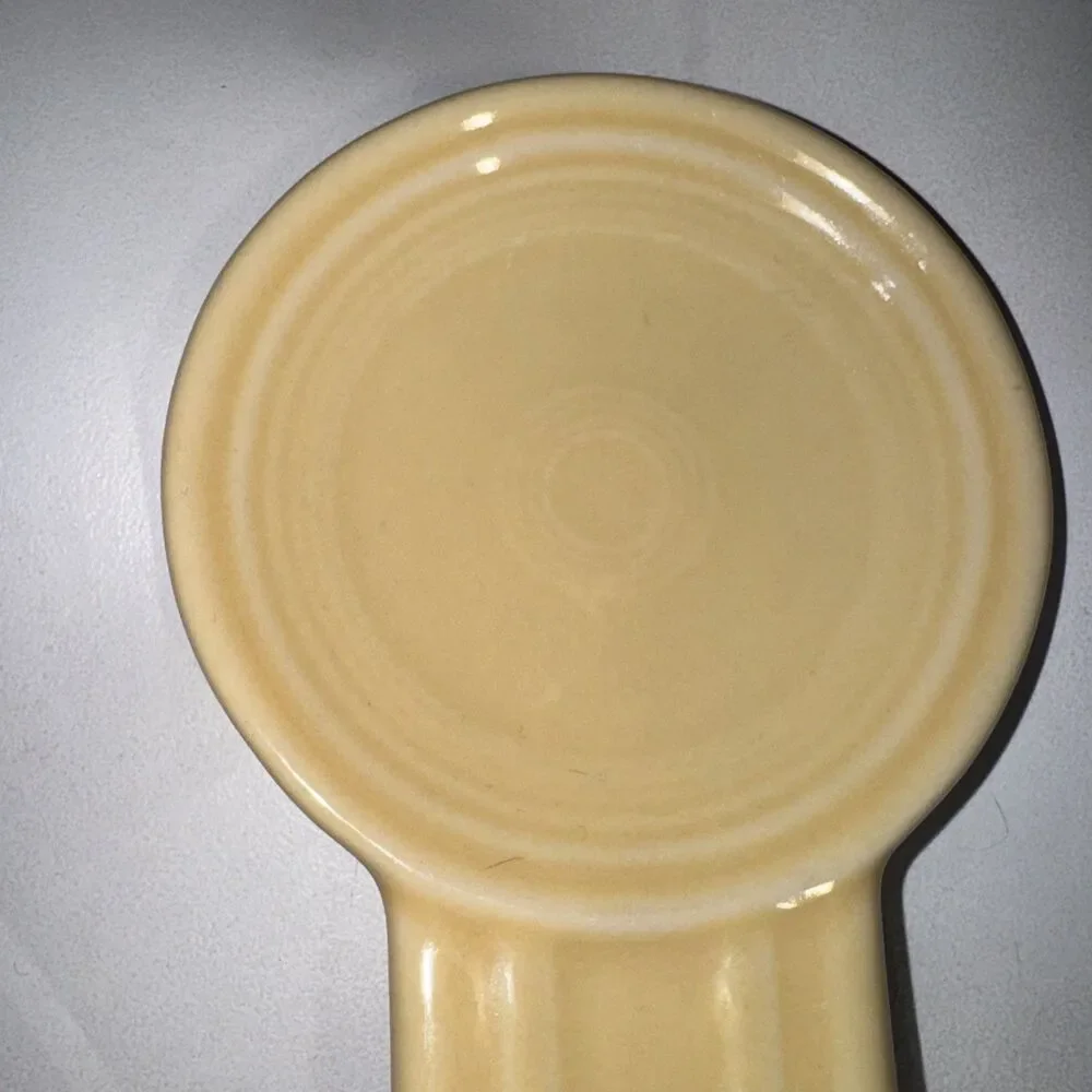 Fiestaware Spoon Rest Light Yellow 8